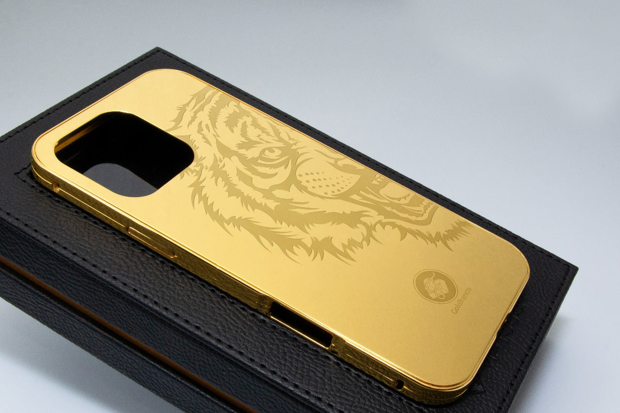 24KT Gold Tiger Edition Magnetic Case Cover