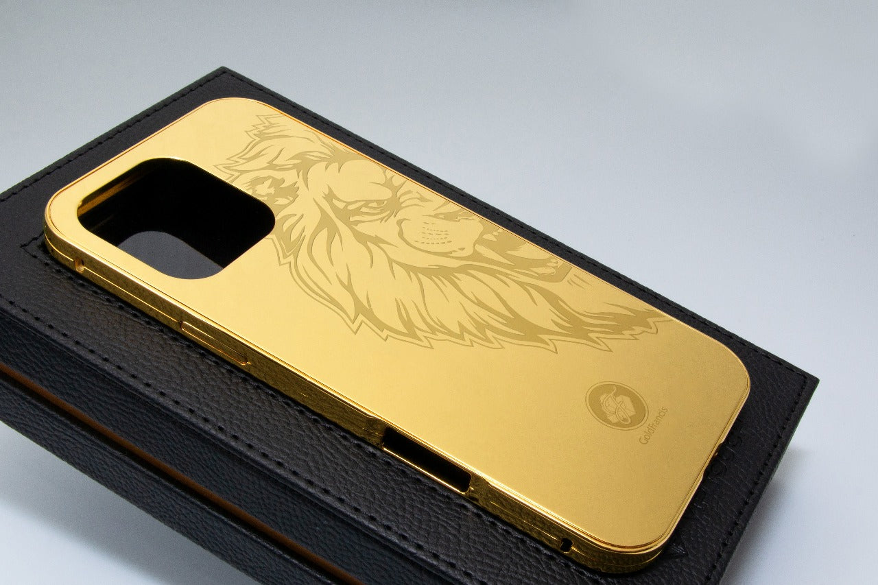 24KT Gold Lion Edition Magnetic Case Cover